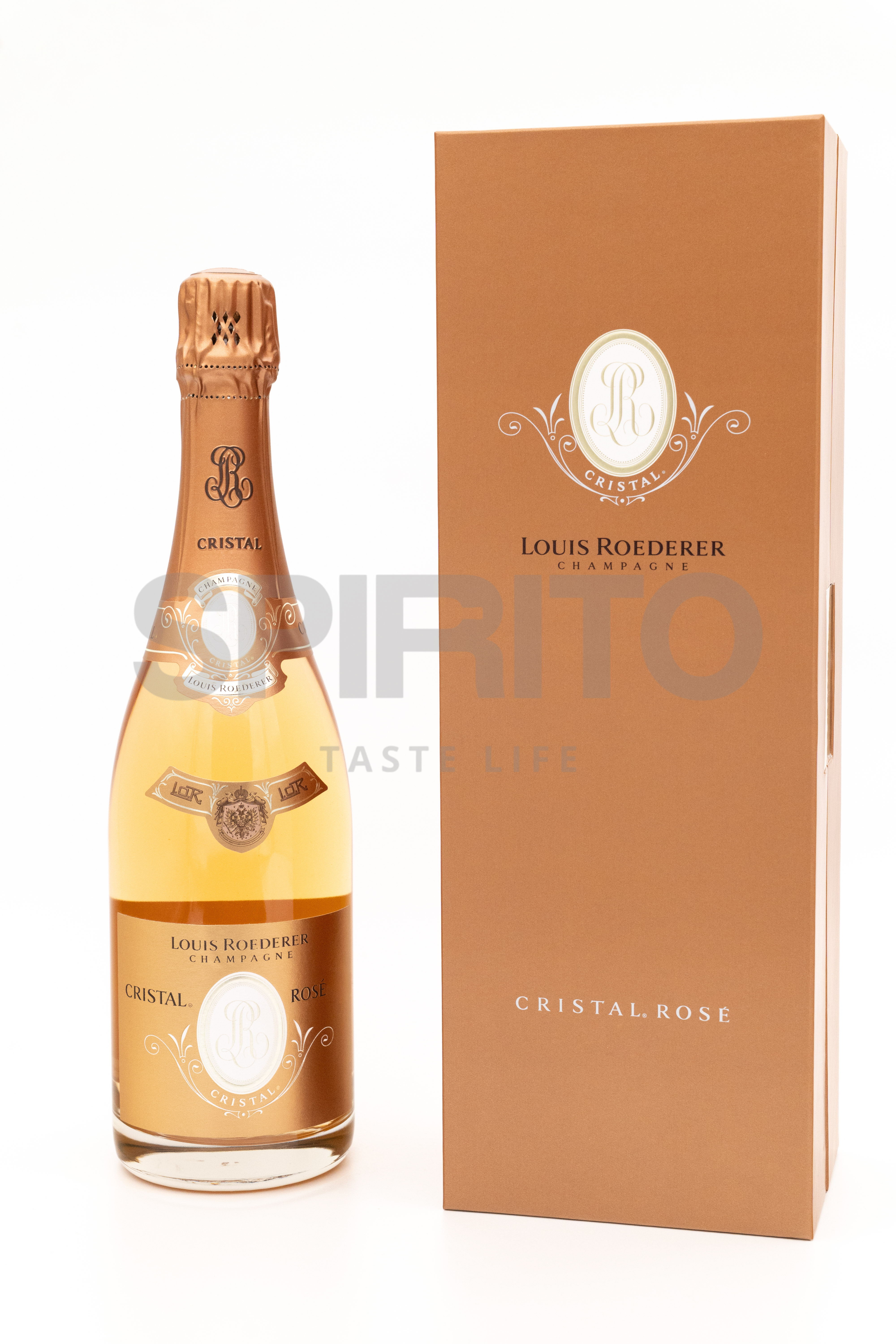 LOUIS ROEDERER CRISTAL ROSE BOX 12,5% ALC 750 ML