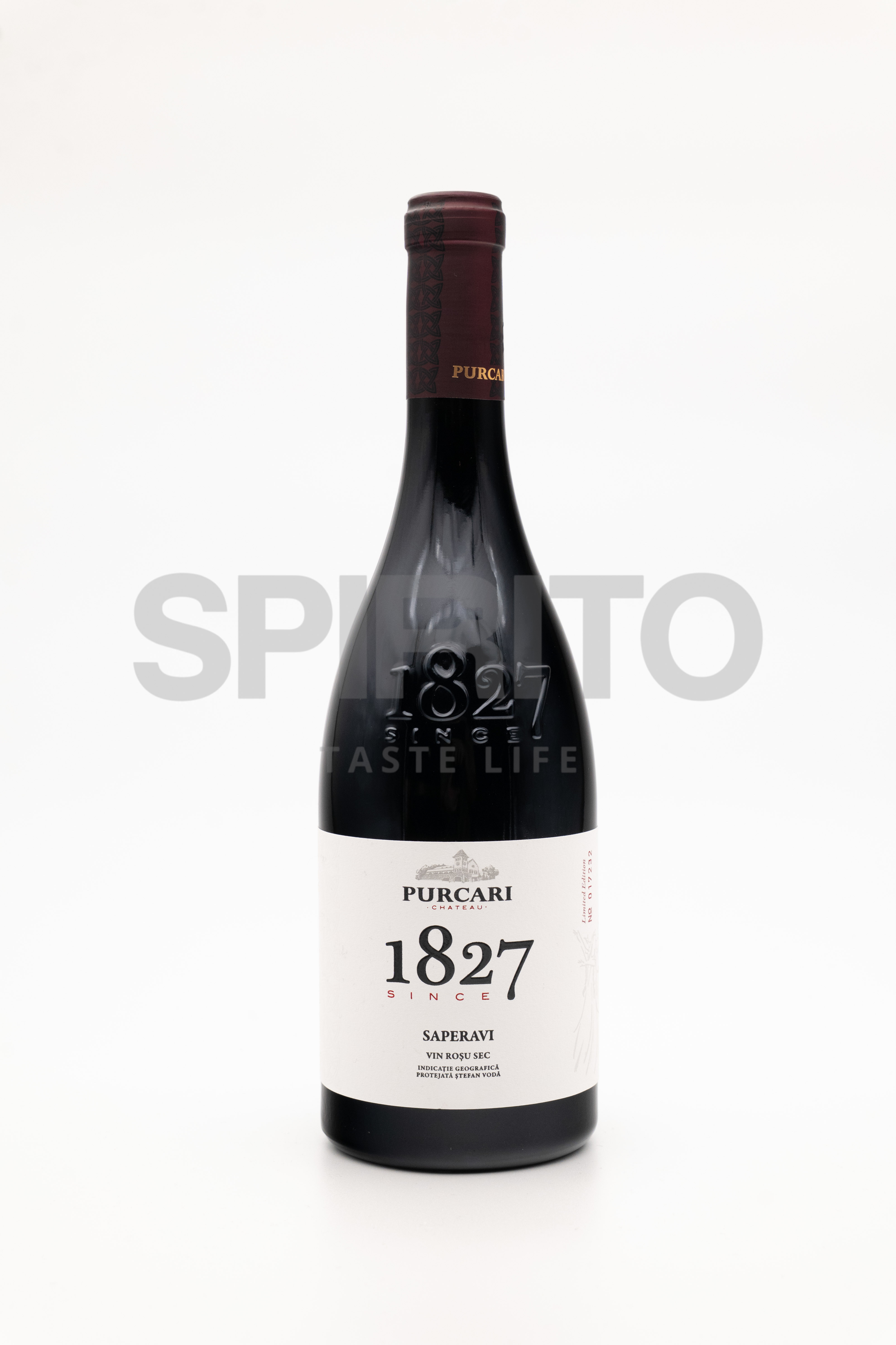 PURCARI 1827 SAPERAVI IGP 14% ALC 750 ML