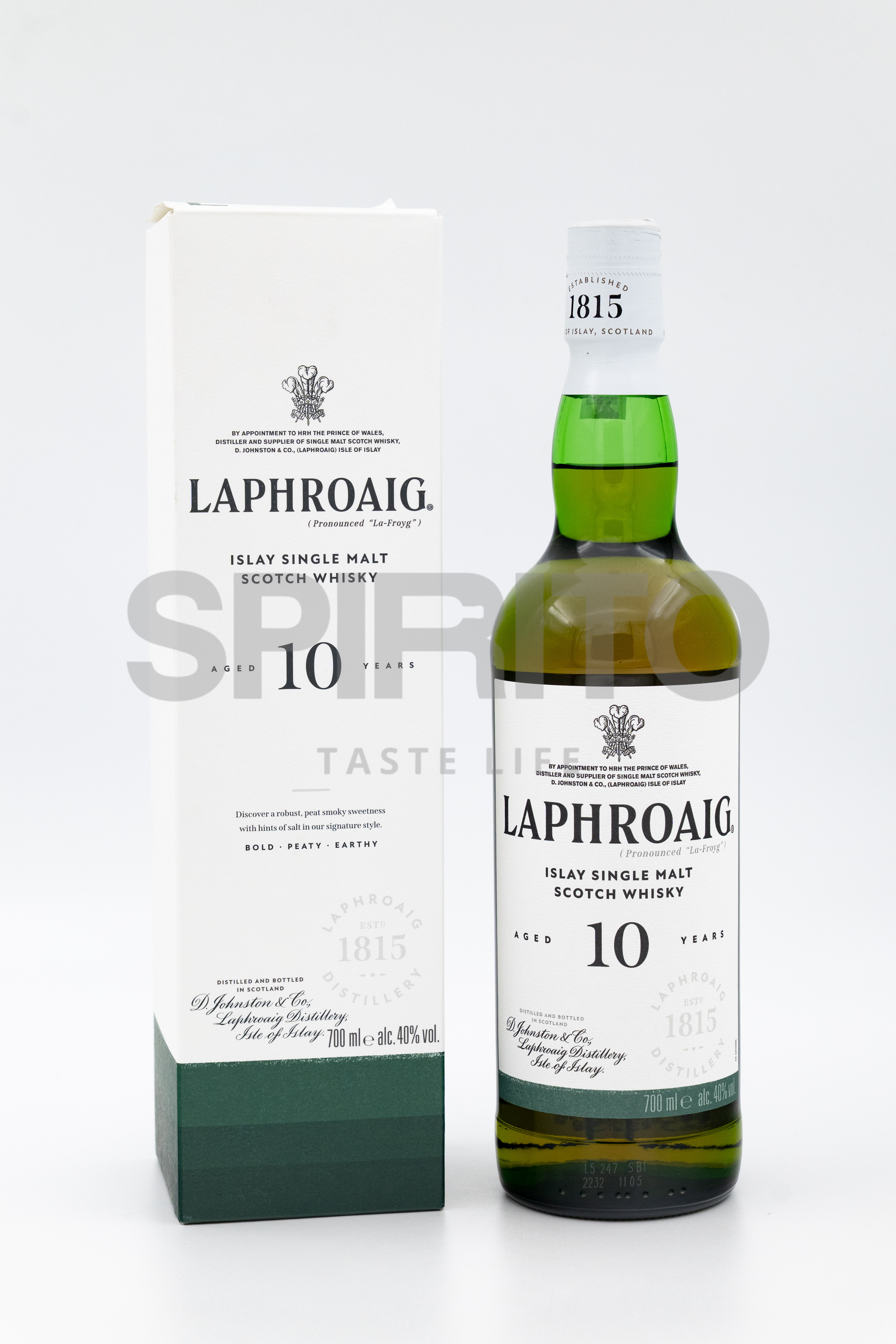 LAPHROAIG 10 YO 40% ALC 700 ML