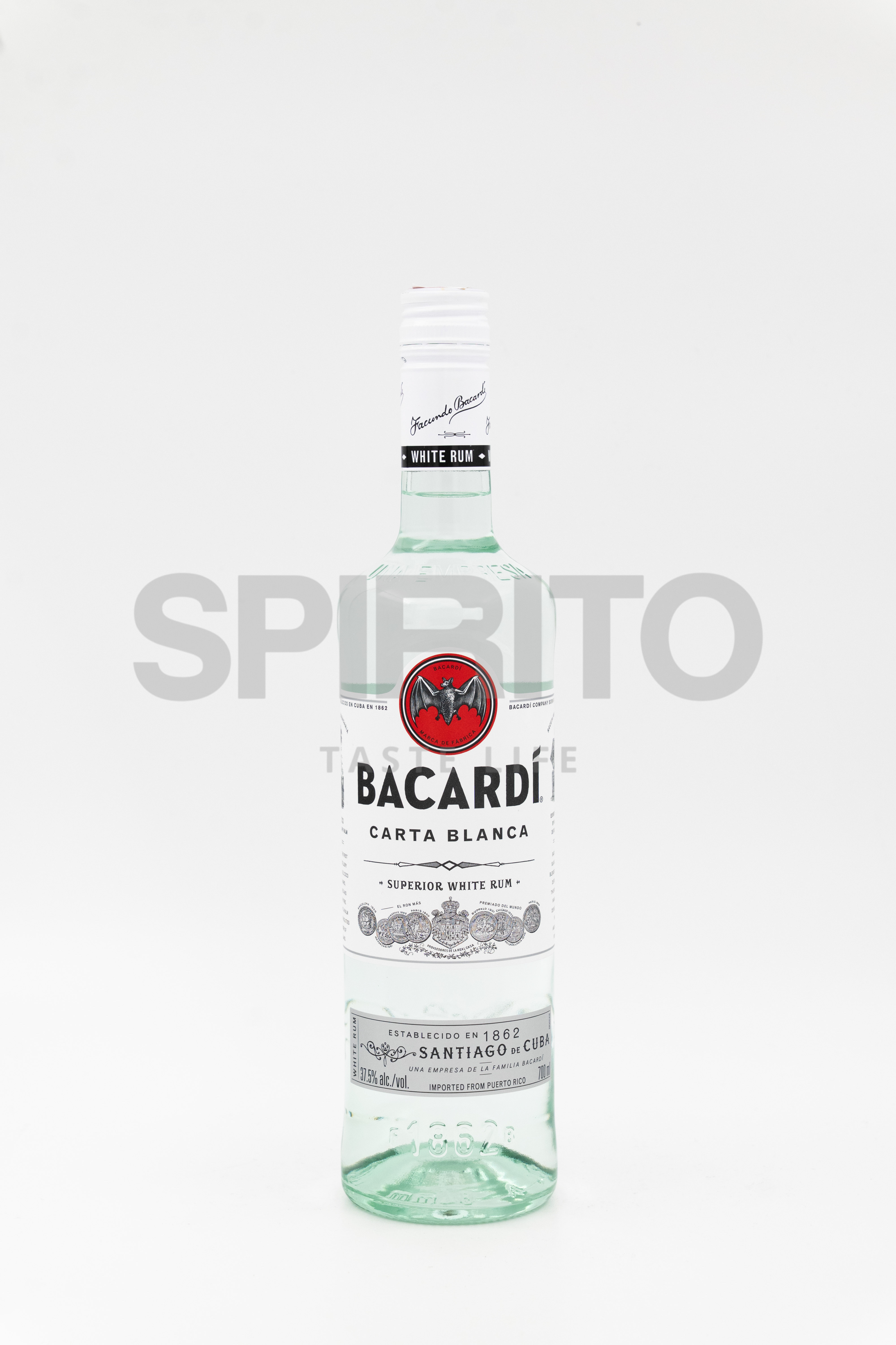 BACARDI CARTA BLANCA 37,5% ALC 700 ML