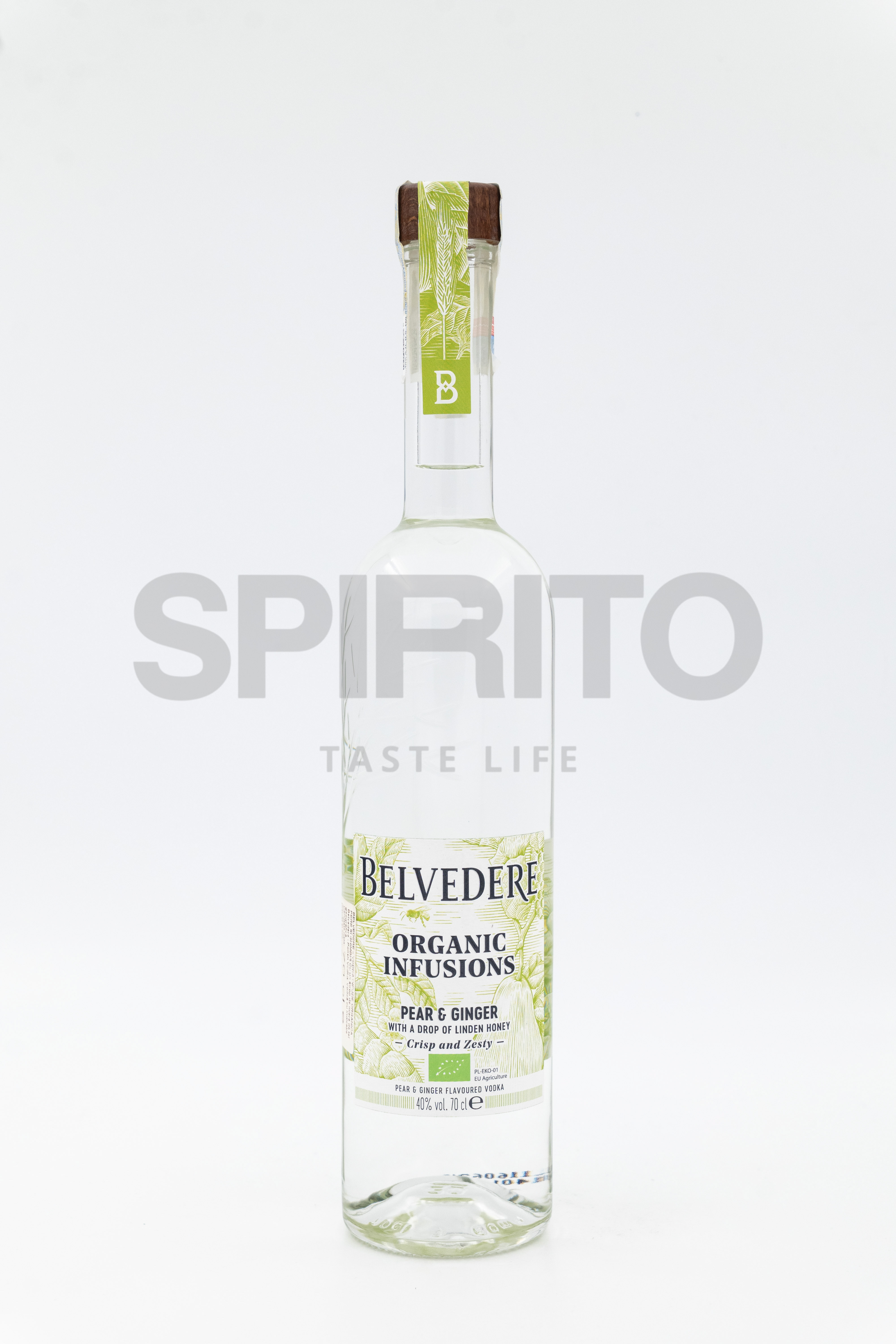 BELVEDERE ORGANIC INFUSIONS PEAR & GINGER 40% ALC 700 ML
