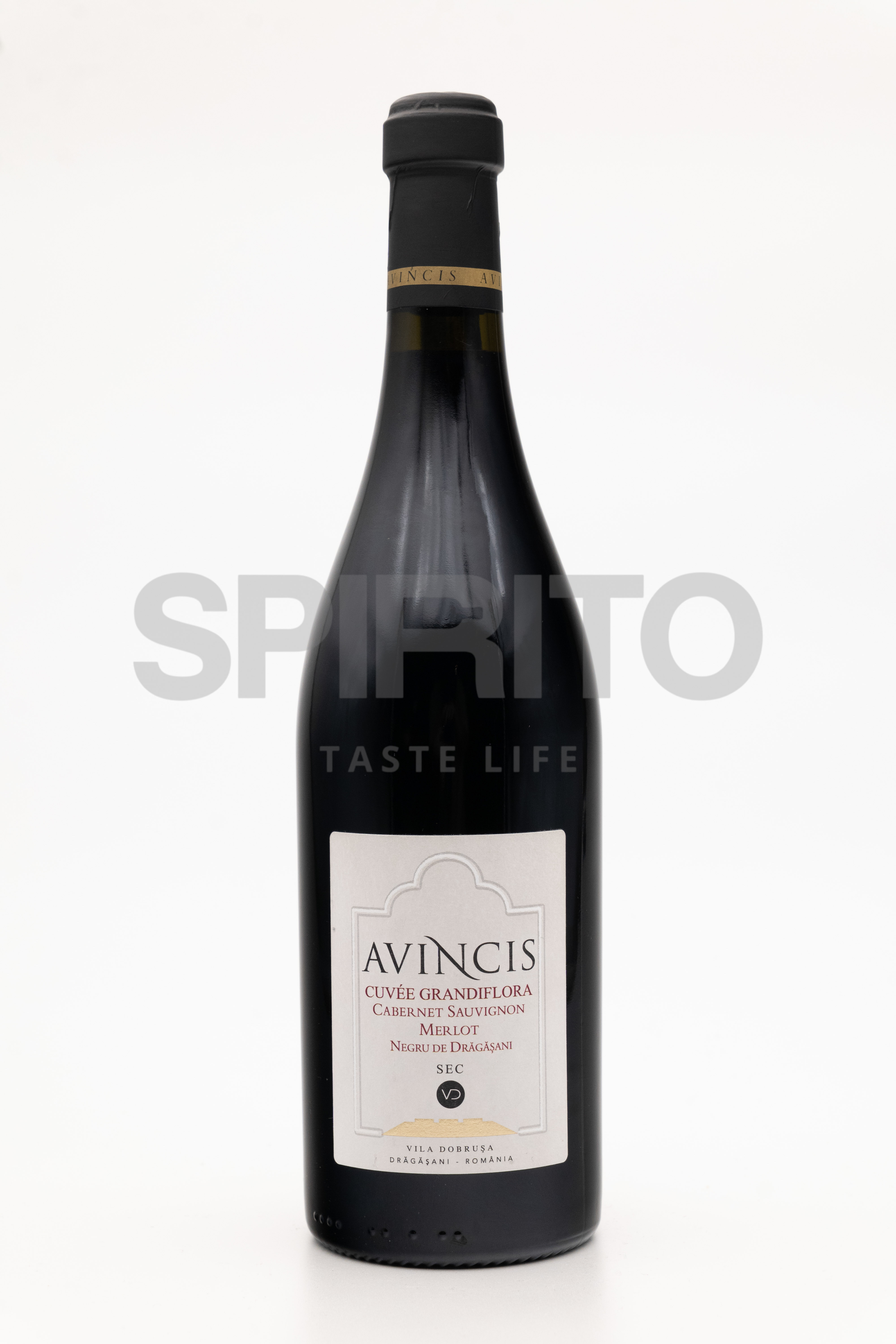 AVINCIS CUVEE GRANDIFLORA CABERNET SAUVIGNON & MERLOT & NEGRU DE DRAGASANI DOC 15% ALC 750 ML