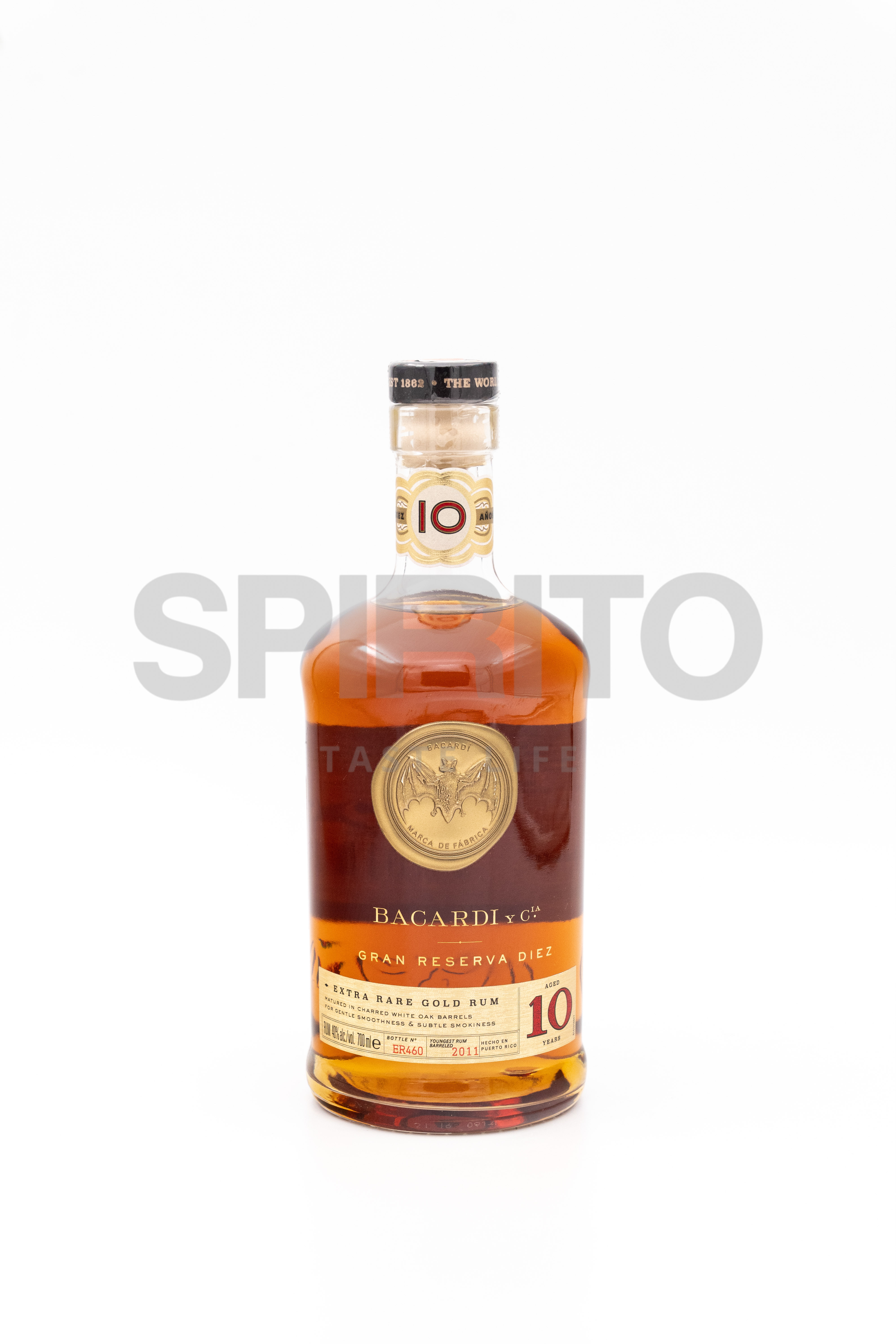 BACARDI 10 ANEJO 40% ALC 700 ML