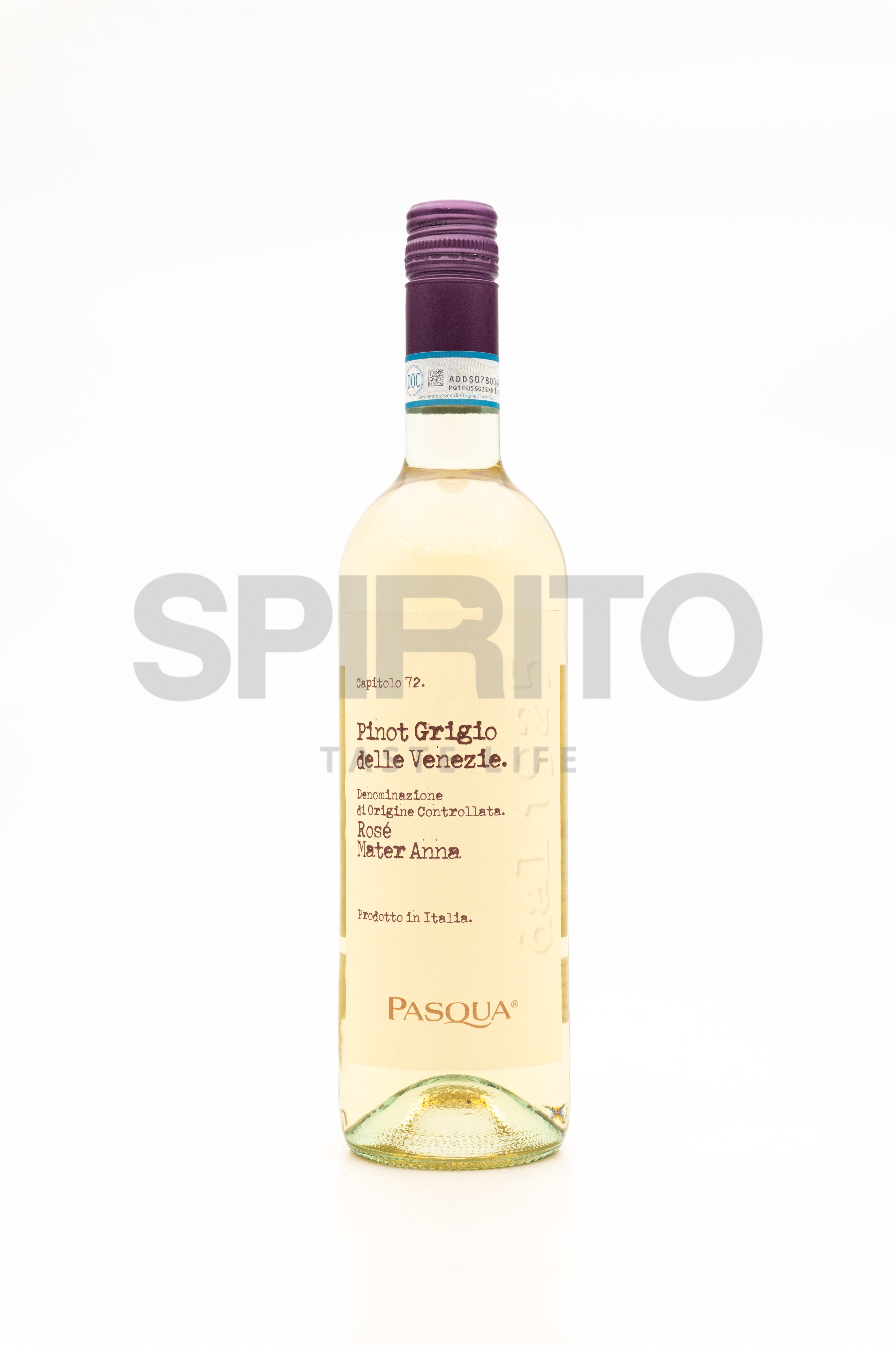 PASQUA PINOT GRIGIO DELLA VENEZIE ROSE DOC 12,5% ALC 750 ML
