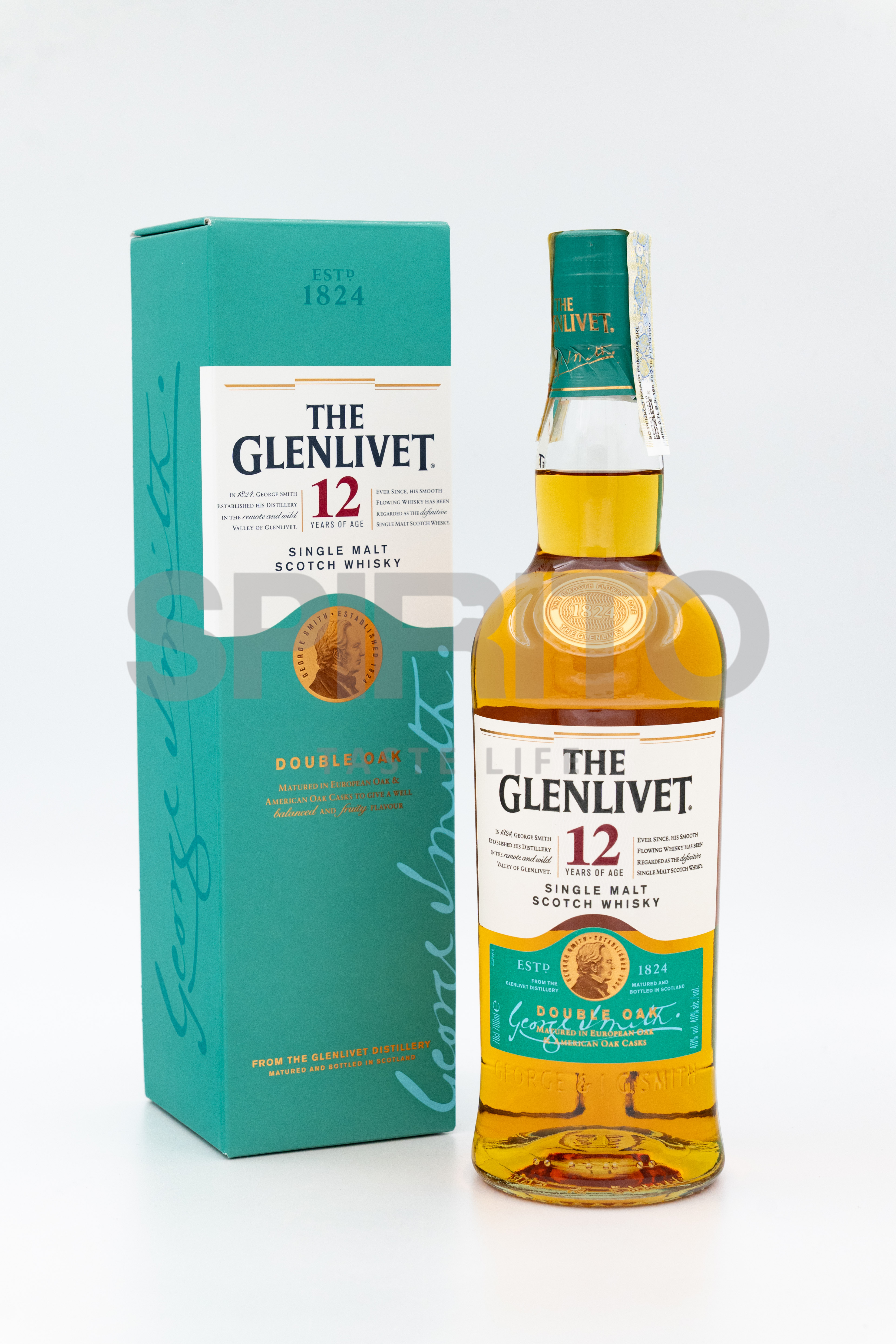 THE GLENLIVET 12 YO 40% ALC 700 ML