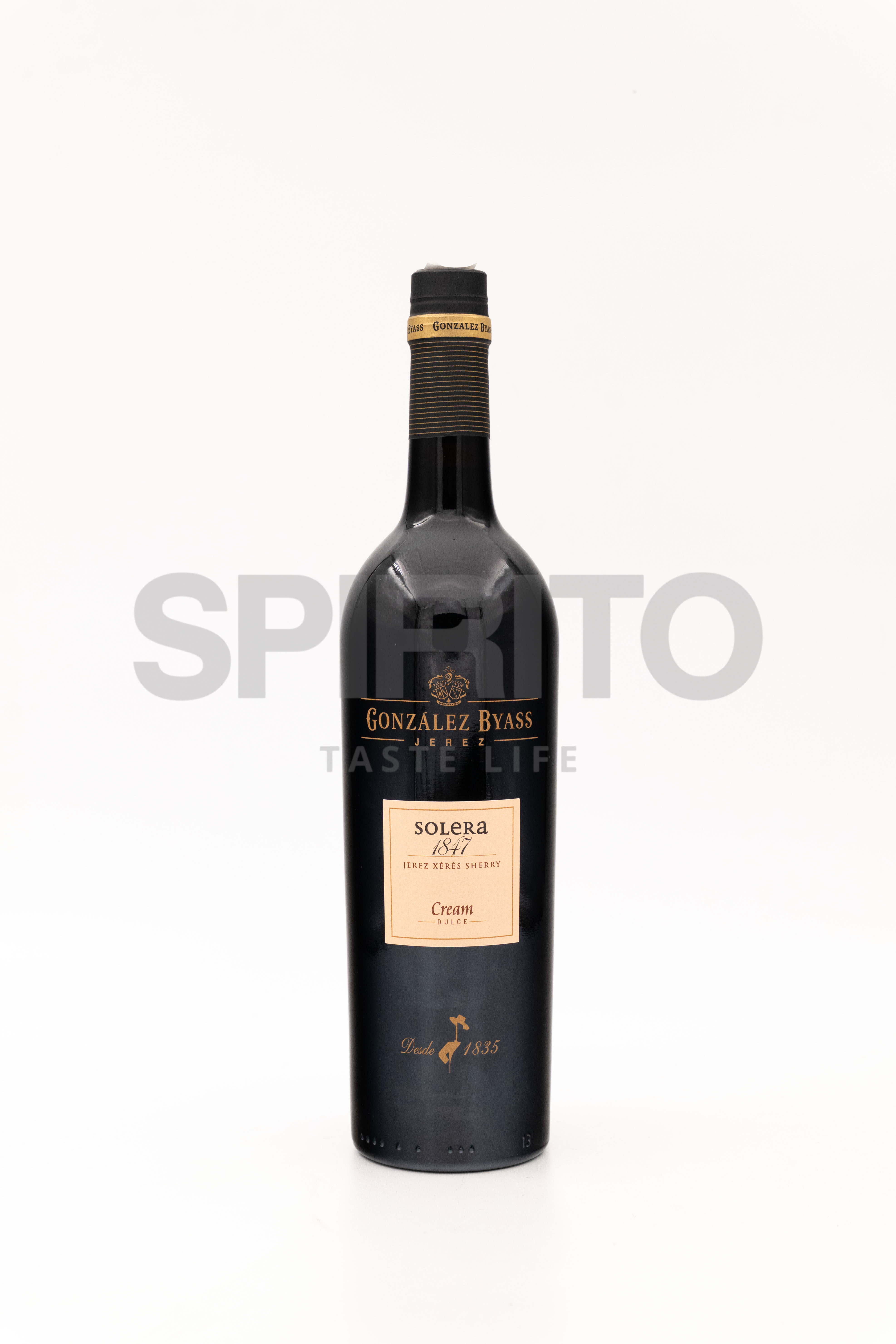 GONZALEZ BYASS JEREZ SOLERA 1847 JEREZ XERES SHERRY CREAM DULCE 18% ALC 750 ML
