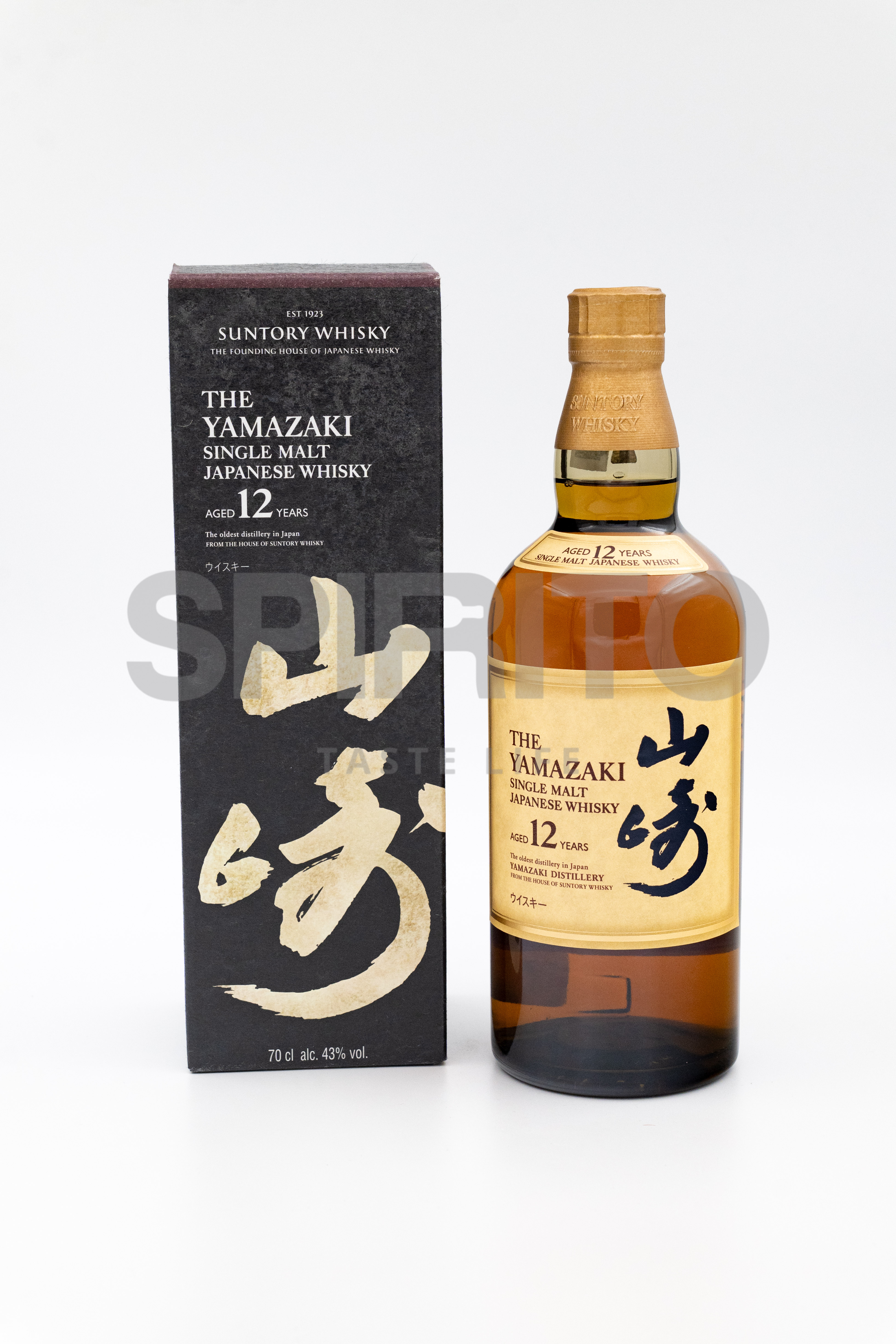 THE YAMAZAKI SINGLE MALT 12 YO 43% ALC 700 ML